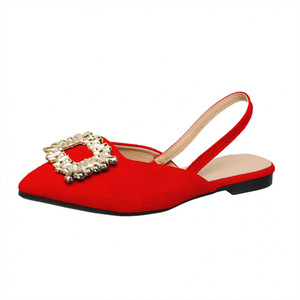 Sandalias Planas <span class=keywords><strong>de</strong></span> Playa para Mujer, Verano 2025, Nuevas, Modernas, con Punta, Cómodas, Parte Superior <span class=keywords><strong>de</strong></span> Cuero Artificial, Suela <span class=keywords><strong>de</strong></span> Goma, Elásticas - Product Image 5