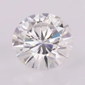 Provencegems Loose Gemstone D VVS1 1Carat 6.5MM Grown Moissanite Diamond Hip Hop Watch Full Iced diamond Making