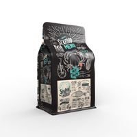 Sachets personnalisés à huit soudures latérales, sacs d'emballage en plastique pour la restauration rapide, les collations et les aliments secs