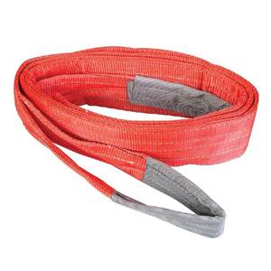 Heavy Duty Rouge 5 Tons 1 Mètre Rouge Polyester Plat Sangle <span class=keywords><strong>Sling</strong></span> Ceinture <span class=keywords><strong>De</strong></span> Levage Avec 125mm Largeur <span class=keywords><strong>Double</strong></span> Couche - Product Image 3