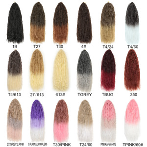 Extensions de <span class=keywords><strong>cheveux</strong></span> synthétiques tressés à la machine, double trame, effet exotique, pour tresses brésiliennes, très demandées à l'international, qualité africaine fine - Product Image 3