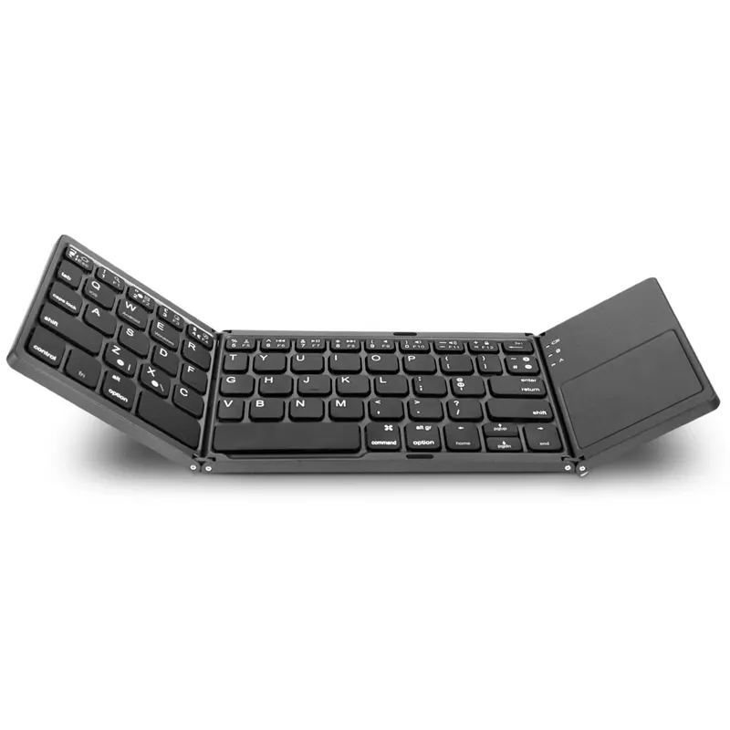 Clavier portable universel à trois volets B033, sans fil, avec pavé tactile, pour ordinateur, prix d'usine