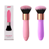 Großhandel Make-up Pinsel Vibrations-Sexspielzeug Weiblicher Nippel G-Punkt Klitoris Vibrator Nippel-Massagegerät Masturbatoren Pinsel-Vibratoren