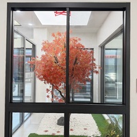 Ventana Corredera de Aluminio de 6 Vías, Antioxidante, Ahorradora de Energía, Antipolvo, con Mosquitera, para Hotel y Hogar, Más Vendida
