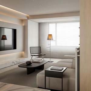 Muebles de Madera Modernos de Lujo, Diseño Contemporáneo, Mueble de Salón con TV Integrada, Personalización Completa para Hoteles y Apartamentos - Product Image 2