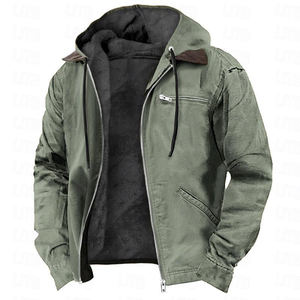Venta al por mayor Chaquetas de invierno <span class=keywords><strong>Hombre</strong></span> Color sólido Personalizado 3D Digital Impreso Diseñador Sudadera con capucha Chaquetas de los hombres <span class=keywords><strong>Parka</strong></span> Chaquetas y abrigos para hombres - Product Image 5