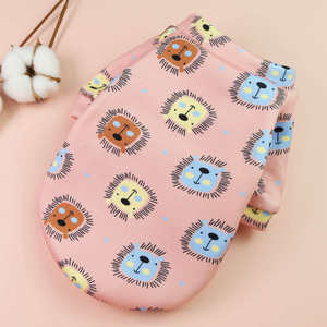 Ropa de Invierno Premium para Mascotas con Estampado de Animales de Dibujos Animados, Chaleco de Dos Patas de Poliéster, Impermeables Transpirables y Suaves para <span class=keywords><strong>Perros</strong></span> Pequeños y Gatos, Uso Diario - Product Image 5