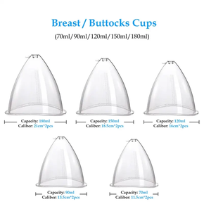 Appareil de thérapie par ventouses à vide pour le lifting des fesses et l'augmentation mammaire - Product Image 4