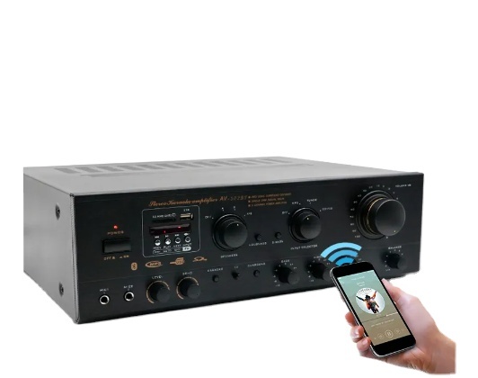 Good AV-502BT Professional 2000W Metal Mixer Car Power Home Theater Amplifier 5 Channel Car Blue Tooth Amplifier for Karaoke