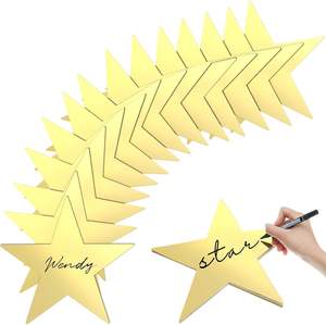 Accesorios Fotográficos Golden Star para Cumpleaños y Festividades, Decoraciones Navideñas DIY - Product Image 1
