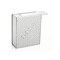 Boîte de Tzedakah personnalisée en Lucite avec fleurs aquarellées, boîte de charité en acrylique, boîte de collecte de dons en hébreu pour cadeaux juifs et Judaica