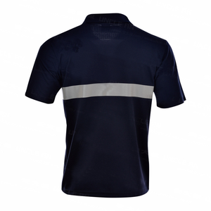 <span class=keywords><strong>Polo</strong></span> Riflettente da Uomo 100% Cotone in Maglia <span class=keywords><strong>Felpata</strong></span> a Maniche Corte, Abbigliamento da Lavoro di Sicurezza, Vendita all'Ingrosso - Product Image 3