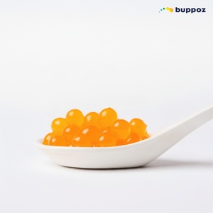 Mango Popping Boba en Vaso de 2 lb, Halal, HACCP, para Tiendas de Té de Burbujas y Té con Leche, OEM - Product Image 4