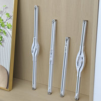 Rail de rideau en alliage d'aluminium noir, double rail, occultant, moderne et minimaliste, résistant à la rouille, pour salon, chambre et hôtel