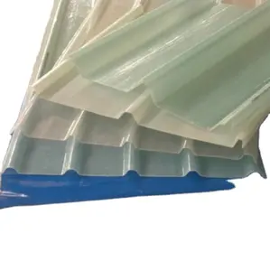 FRP sheet UV protection plastic material corrugated roofing