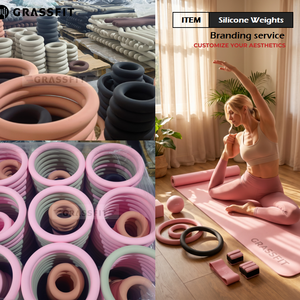 L'ensemble d'accessoires de Pilates durables <span class=keywords><strong>pour</strong></span> la maison comprend une balle de <span class=keywords><strong>yoga</strong></span>, un anneau de Pilates, un haltère et des barres d'haltères Offre Spéciale l'équipement de Pilates - Product Image 4