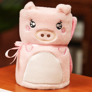 2023 mais novo estilo barato bebê rolo cobertor, engraçado, animal dos desenhos animados, lã, cobertor de pelúcia, venda no atacado - Product Image 2