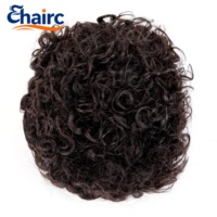 Prothèse capillaire frisée pour hommes de 25 mm, 100 % cheveux humains, facile à porter, indétectable, ligne de cheveux naturelle, légère, usage quotidien, vente en gros