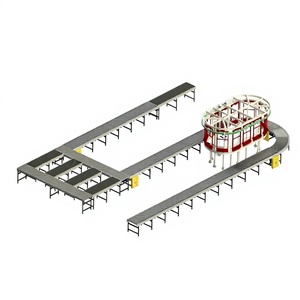 Transportador de Rodillos Convello para Línea de Ensamblaje, Velocidad Ajustable, Voltaje Personalizado/Manual para Planta de Fabricación, Rodillos de Acero Duraderos - Product Image 3