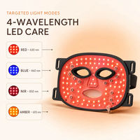 Masque facial LED EMS, 12 zones, microcourant, luminothérapie, masque de beauté pour le visage, 84 LED, 12 électrodes pour les soins de la peau