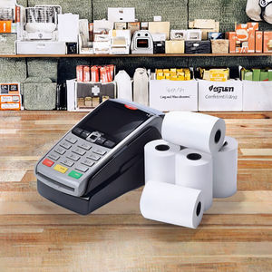 กระดาษม้วนความร้อนสำหรับเครื่อง POS ยี่ห้อ <span class=keywords><strong>Luhan</strong></span> ขนาด 57 มม. ปราศจากสาร BPA ผลิตจากเยื่อไม้ 100% ความหนา 48-80 แกรม อายุการเก็บรักษา 5 ปี ราคาพิเศษสำหรับการสั่งซื้อจำนวนมาก ขนาด 2 1/4 นิ้ว x 30-60 มม. - Product Image 2