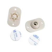Roulettes pivotantes adhésives-Mini poulie à rotation à 360 ° pour accessoires de quincaillerie d'ameublement