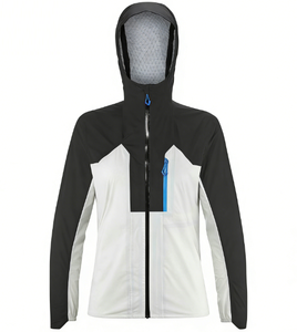 Veste de randonnée légère imperméable <span class=keywords><strong>coupe</strong></span>-<span class=keywords><strong>vent</strong></span> pour <span class=keywords><strong>femme</strong></span> 2.5L, veste de <span class=keywords><strong>pluie</strong></span> compressible en tissu extensible, logo OEM personnalisé, respirante, pour l'extérieur - Product Image 6