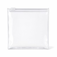 Sac à fermeture éclair en PVC transparent personnalisé pour l'emballage de bijoux