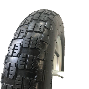 13 Inch Pneumatic Rubber <strong>Tire</strong> with Aluminium Steel Rim Axle Adjustable Sleeve Length 350-8 for <strong>Wheelbarrow</strong> New - Product Image 3