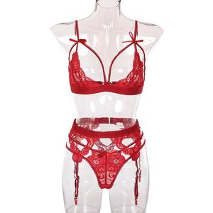 <span class=keywords><strong>Ensemble</strong></span> de Lingerie Sexy pour Femme : <span class=keywords><strong>Soutien</strong></span>-<span class=keywords><strong>Gorge</strong></span>, Sous-Vêtements et Vêtements de Nuit en Dentelle Florale Noire – Vente en Gros à Prix Abordable pour Marques Privées - Product Image 5
