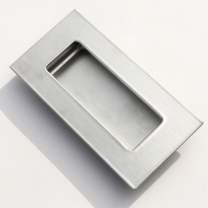 Stainless Steel Sliding <strong>Door</strong> Flush Handle Oval Recessed Finger 3621 Pull Handle - Product Image 2