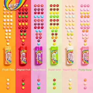 Skittle Sour Gummy Sweet Chewy Rainbow Jelly Beans Candy Caramelo <span class=keywords><strong>de</strong></span> goma suave para niños - Product Image 2
