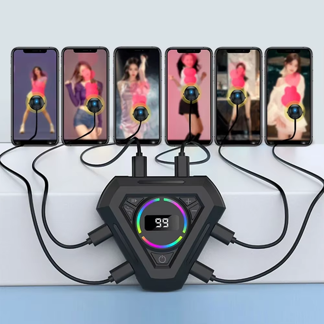 Mobile Phone Screen Auto Clicker Adjustable Speed Automatic Tapper Silent Screen Clickers for Games Live Broadcasts Likes Reward