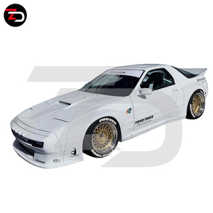 <span class=keywords><strong>Prix</strong></span> usine Rocket B Kit de <span class=keywords><strong>carrosserie</strong></span> de Style large pare-chocs avant pare-chocs arrière emballage jupe latérale garde-boue fusées <span class=keywords><strong>aile</strong></span> pour RX7 FC 1986-1992 - Product Image 2