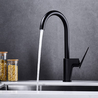 Robinet de cuisine en cuivre avec cartouche céramique pour eau chaude/froide, idéal pour éviers de cuisine, balcons et lavoirs