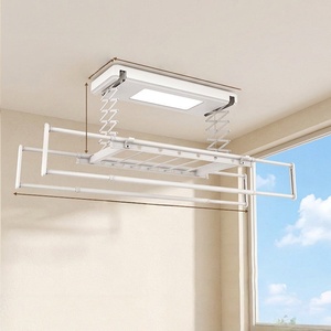 Balcony Home Smart Foldable Telescopic Invisible Embedded Multi functional Electric <b>Drying</b> <b>Rack</b> - Product Image 3