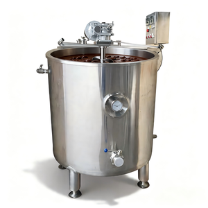 Cuve de mélange à double enveloppe à surface polie sanitaire pour la fonte du chocolat, destinée aux industries agroalimentaires, laitière et de <span class=keywords><strong>boulangerie</strong></span> - Product Image 1