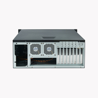 Boîtier d'ordinateur industriel monté en rack 4U avec serveur de baies de disque dur remplaçable à chaud