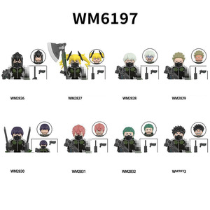 ตัวต่อไททัน วิกิ อนิเมะ บริคส์ เซอร์วี คอร์ปส์ เอเรม เยเกอร์ อาร์มิน เลวี มิคาสะ มินิ แอคชั่น ทอย ฟิกเกอร์ ตัวต่อสำหรับเด็ก - Product Image 5
