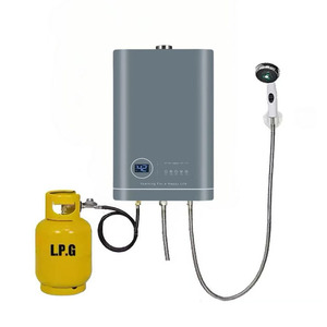 Chauffe-eau instantané extérieur à gaz en acier inoxydable et cuivre à température constante, 24 kW, commande tactile, sans réservoir, <span class=keywords><strong>prix</strong></span> usine - Product Image 2