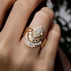 Bague vintage plaquée or rose S925, bague de fiançailles en moissanite en forme de poire, bijoux pour femmes - Product Image 5