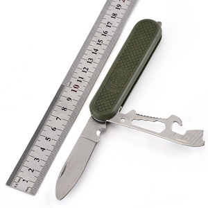 Ensemble de couteau, fourchette et cuillère pliants en acier inoxydable pour le camping en plein air, kit d'ustensiles multifonctionnel portable pour la randonnée et les voyages - Product Image 2