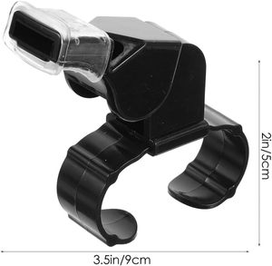 Спортивный свисток для пальцев, громкий четкий звук, свисток для Футбольного Арбитра с пластиковыми кольцами без шнурка - Product Image 4