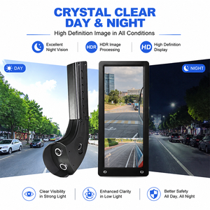 <span class=keywords><strong>Viracle</strong></span> Espejo Retrovisor Lateral Electrónico de 12.3 Pulgadas con Brazo Largo, Cámara de Reversa AHD de Doble Lado, Visión Nocturna 1080P, 24V, IP68 Impermeable - Product Image 1