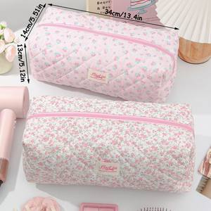 Custodia per Asciugacapelli Trapuntata a Nido d'Ape con Logo Personalizzato, Pronta per la Spedizione, per Dyson Airwrap e Airstrait, Rosa - Product Image 6