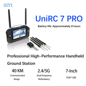 SIYI 40KM UniRC7 Pro UAV ชุดควบคุมภาคพื้นดินแบบพกพา รีโมทคอนโทรลแบบสองความถี่ รุ่นยอดนิยม HD พลาสติก - Product Image 1