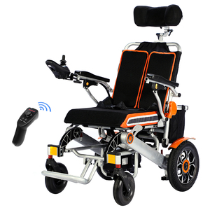 China Remote Control Automatic Carbon Handicapped Foldable Lightweight Cheap Electric Power Wheelchair