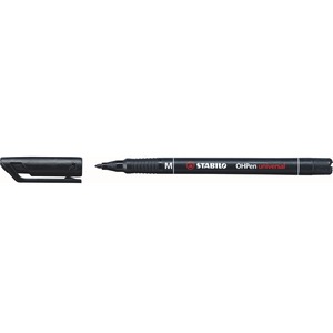 STABILO - Marcador Permanente Universal OHPEN Negro (M) - Product Image 1