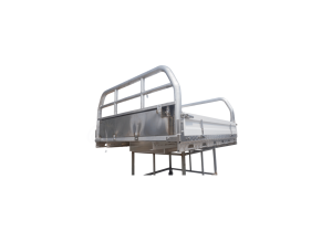 Plateau de chargement en aluminium avec rampe de chargement escamotable pour pick-up 4x4 - Product Image 1