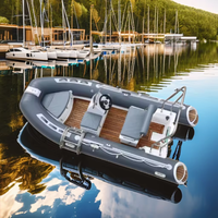 China RIB 390 Rib Hypalon Bateau de loisir gonflable avec moteur hors-bord